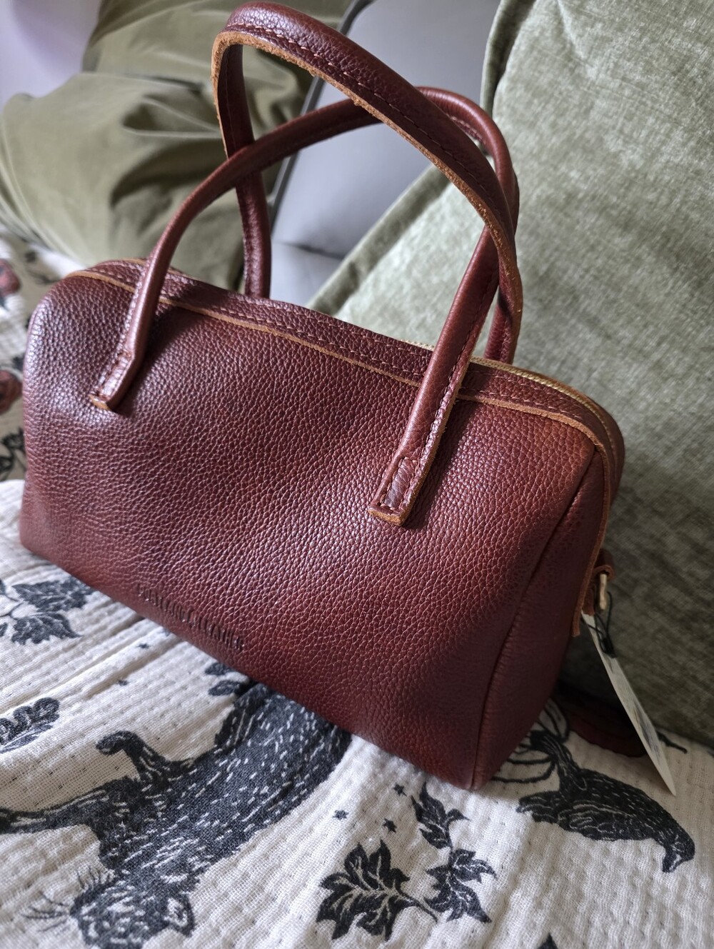 NWT Portland Leather Sloan Doctor Bag Large In Nutmeg🌰🤎🐿